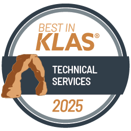 2025 Best in KLAS Technical Services award badge recognizing CSI Companies for excellence in healthcare IT consulting services.