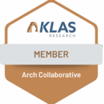 Arch collaborative member badge showcasing KLAS research